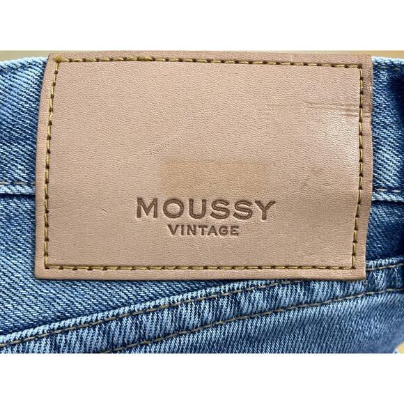 Moussy Vintage Jeans Size 24 MV Ithan Mid Rise Skinny Ankle Slits Festival - Picture 10 of 10